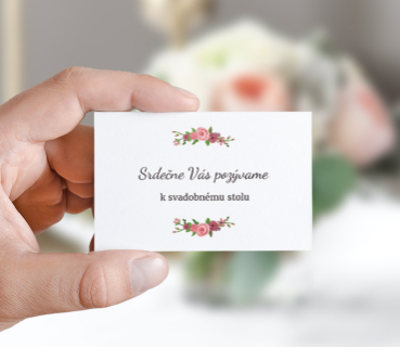 Svadobné pozvánky k stolu I Dizajnové šablóny I fotocopy.sk